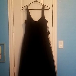 Dramatic Black Tulle Gown